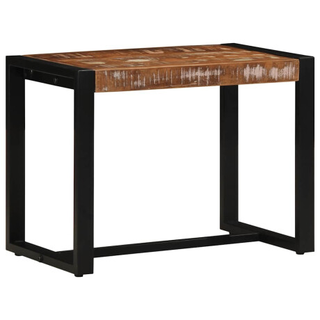 vidaXL Bank Multicolor 60x35x45 cm Massief Hout Hergebruikt afbeelding3 - 1