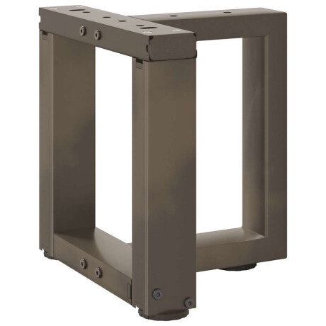 vidaXL Salontafelpoten 2 st T-vormig 30x25x(30-31) cm staal naturel afbeelding3 - 1