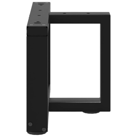 vidaXL Salontafelpoten 2 st T-vormig 40x25x(30-31) cm staal zwart afbeelding3 - 1