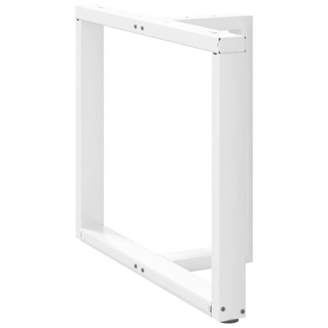 vidaXL Eettafelpoten 2 st T-vormig 90x35x(72-73) cm staal wit afbeelding3 - 1