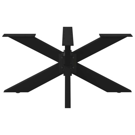 vidaXL Salontafelpoot spider vorm 98x58x(42-43) cm staal zwart afbeelding3 - 1