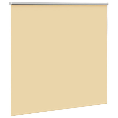 vidaXL Rolgordijn verduisterend 155x150 cm stofbreedte 151,6 cm beige afbeelding3 - 1