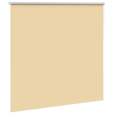 vidaXL Rolgordijn verduisterend 145x175 cm stofbreedte 141,6 cm beige afbeelding3 - 1