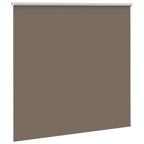 vidaXL Rolgordijn verduisterend koffie 145x150 cm stofbreedte 141,6 cm afbeelding3 - 1