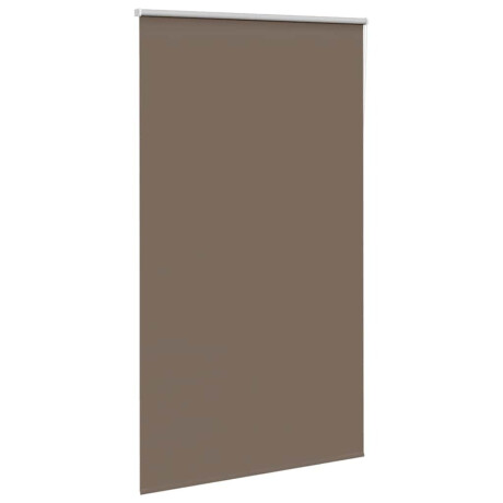 vidaXL Rolgordijn verduisterend koffie 130x210 cm stofbreedte 126,6 cm afbeelding3 - 1