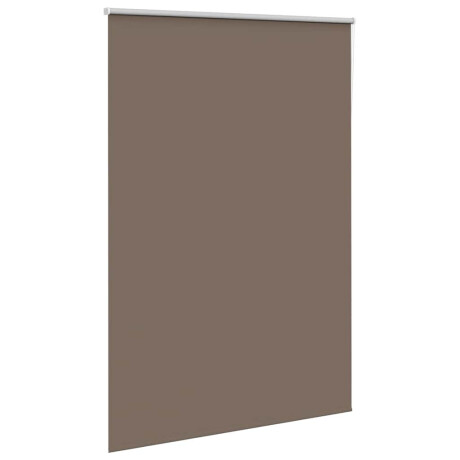 vidaXL Rolgordijn verduisterend koffie 145x230 cm stofbreedte 141,6 cm afbeelding3 - 1