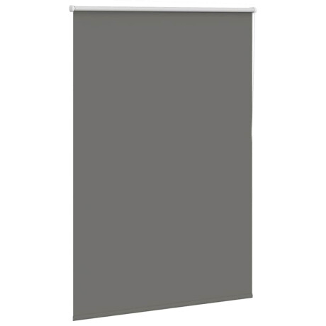 vidaXL Rolgordijn verduisterend 110x130 cm stofbreedte 105,7 cm grijs afbeelding3 - 1