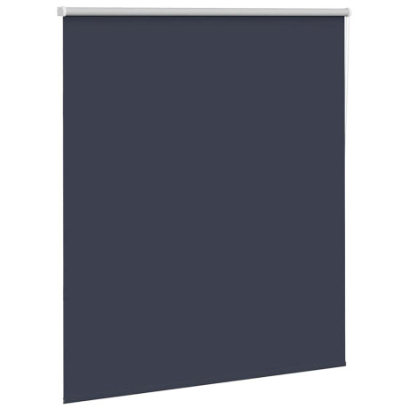 vidaXL Rolgordijn verduisterend 125x150 cm stofbreedte 121,6 cm blauw afbeelding3 - 1