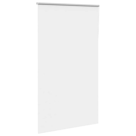 vidaXL Rolgordijn verduisterend 140x210 cm stofbreedte 136,6 cm wit afbeelding3 - 1