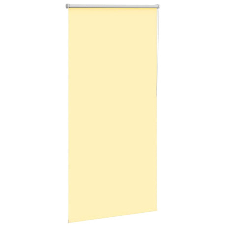 vidaXL Rolgordijn verduisterend 70x130 cm stofbreedte 65,7 cm geel afbeelding3 - 1