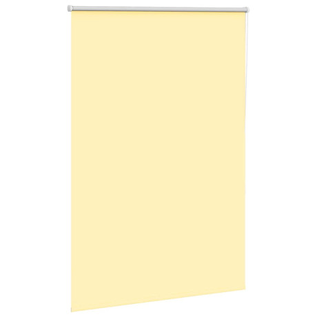 vidaXL Rolgordijn verduisterend 105x130 cm stofbreedte 100,7 cm geel afbeelding3 - 1