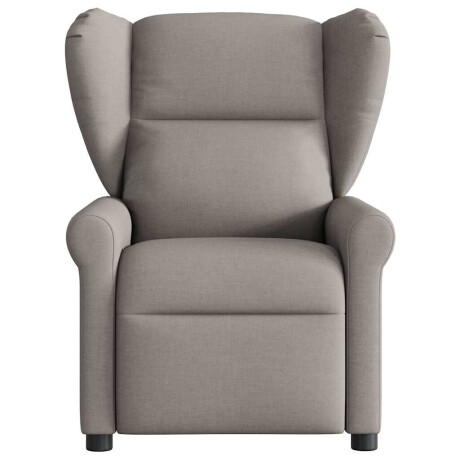 vidaXL Fauteuil verstelbaar stof taupe afbeelding3 - 1