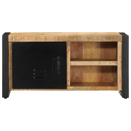 vidaXL Tv-meubel 80x30x40 cm massief ruw mangohout afbeelding3 - 1