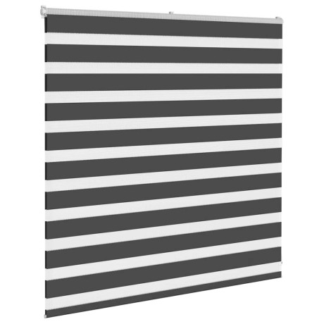 vidaXL Zebra rolgordijn 140x100 cm stofbreedte 135,9 cm zwart afbeelding3 - 1