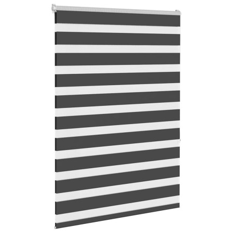 vidaXL Zebra rolgordijn 95x150 cm stofbreedte 90,9 cm zwart afbeelding3 - 1