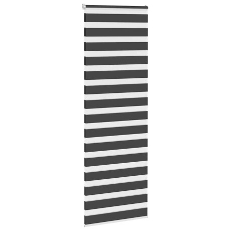 vidaXL Zebra rolgordijn 70x230 cm stofbreedte 65,9 cm zwart afbeelding3 - 1