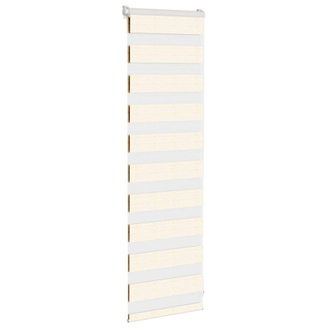 vidaXL Zebra rolgordijn 40x100 cm stofbreedte 35,9 cm marmerbeige afbeelding3 - 1