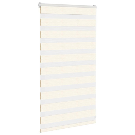 vidaXL Zebra rolgordijn 80x100 cm stofbreedte 75,9 cm marmerbeige afbeelding3 - 1