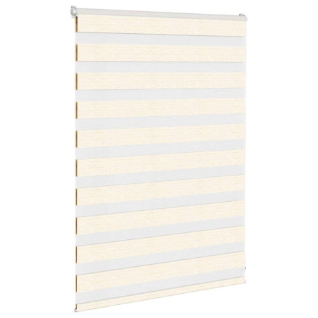 vidaXL Zebra rolgordijn 105x100 cm stofbreedte 100,9 cm marmerbeige afbeelding3 - 1