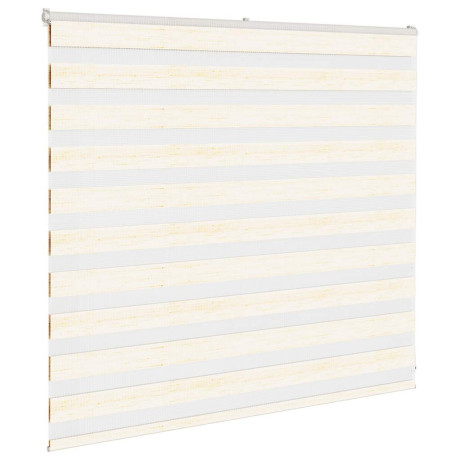 vidaXL Zebra rolgordijn 165x100 cm stofbreedte 160,9 cm marmerbeige afbeelding3 - 1