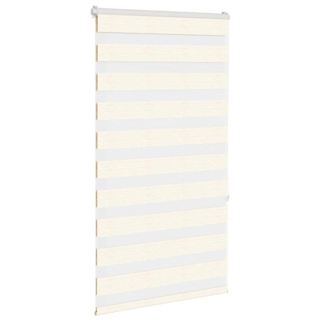 vidaXL Zebra rolgordijn 85x150 cm stofbreedte 80,9 cm marmerbeige afbeelding3 - 1