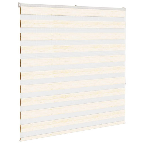 vidaXL Zebra rolgordijn 150x150 cm stofbreedte 145,9cm marmerbeige afbeelding3 - 1