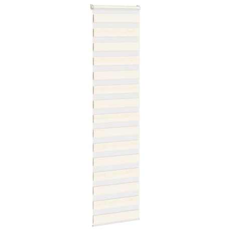 vidaXL Zebra rolgordijn 60x200 cm stofbreedte marmerbeige 55,9 cm afbeelding3 - 1