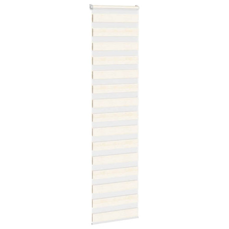 vidaXL Zebra rolgordijn 65x200 cm stofbreedte 60,9 cm marmerbeige afbeelding3 - 1