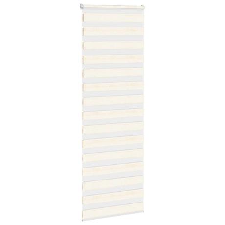 vidaXL Zebra rolgordijn 70x200 cm stofbreedte 65,9 cm marmerbeige afbeelding3 - 1