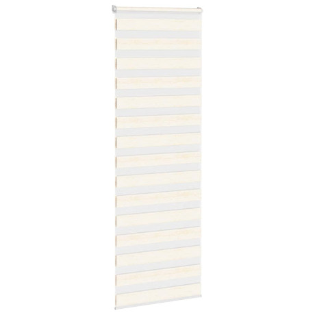 vidaXL Zebra rolgordijn 80x200 cm stofbreedte 75,9 cm marmerbeige afbeelding3 - 1