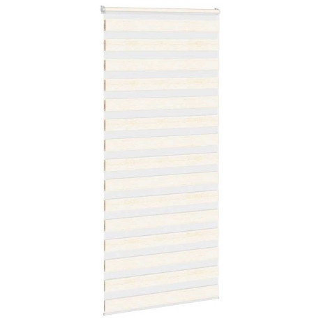 vidaXL Zebra rolgordijn 95x200 cm stofbreedte 90,9 cm marmerbeige afbeelding3 - 1