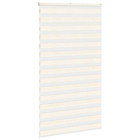 vidaXL Zebra rolgordijn 120x200 cm stofbreedte 115,9 cm marmerbeige afbeelding3 - 1