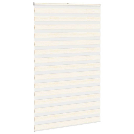 vidaXL Zebra rolgordijn 145x200 cm stofbreedte 140,9 cm marmerbeige afbeelding3 - 1