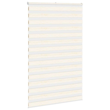 vidaXL Zebra rolgordijn 150x200 cm stofbreedte 145,9 cm marmerbeige afbeelding3 - 1