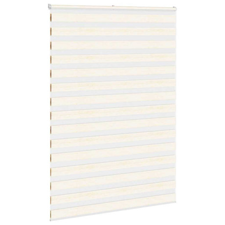 vidaXL Zebra rolgordijn 160x200 cm stofbreedte 155,9 cm marmerbeige afbeelding3 - 1