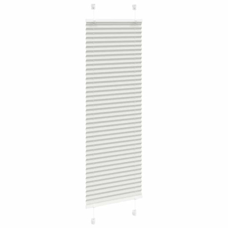 vidaXL Plissé rolgordijn 45x100 cm stofbreedte 44,4 cm lichtgrijs afbeelding3 - 1