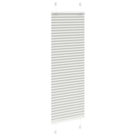 vidaXL Plissé rolgordijn 50x100 cm stofbreedte 49,4 cm lichtgrijs afbeelding3 - 1