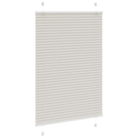 vidaXL Plissé rolgordijn 100x100 cm stofbreedte 99,4 cm polyester afbeelding3 - 1