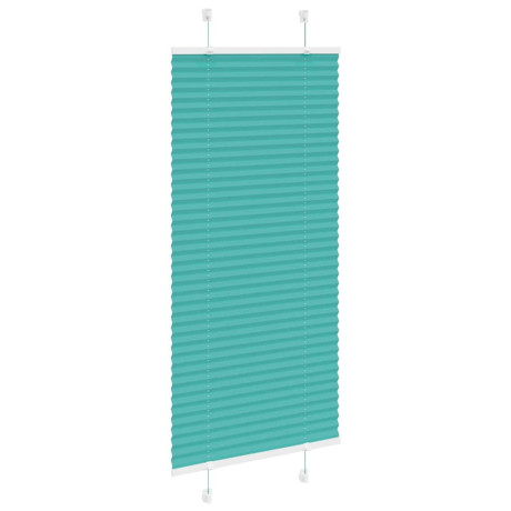 vidaXL Plissé rolgordijn 60x100 cm stofbreedte 59,4 cm polyester afbeelding3 - 1