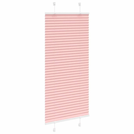 vidaXL Plissé rolgordijn 65x150 cm stofbreedte 64,4 cm polyester roze afbeelding3 - 1