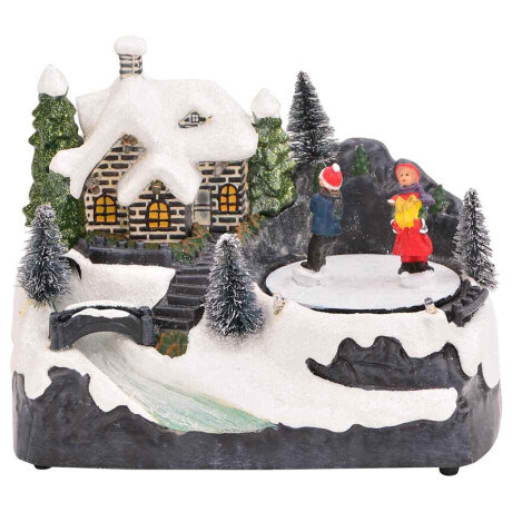 vidaXL Kerst Tafeldecoratie Multikleur 16 x 11,5 x 13 cm Kunststof afbeelding3 - 1