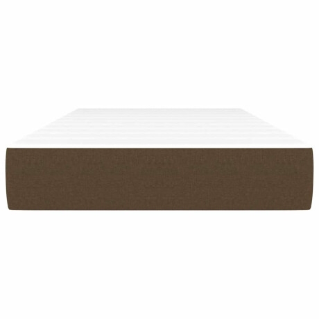 vidaXL Pocketveringmatras voor kinderen 80x160 cm stof donkerbruin afbeelding3 - 1