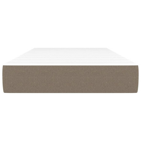 vidaXL Pocketveringmatras voor kinderen 80x160 cm stof taupe afbeelding3 - 1