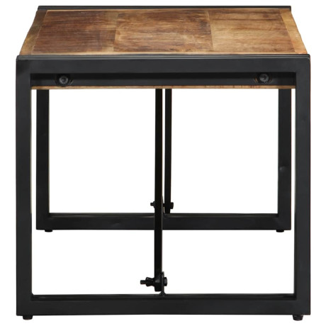 vidaXL Salontafel 80x40x35 cm massief ruw mangohout afbeelding3 - 1
