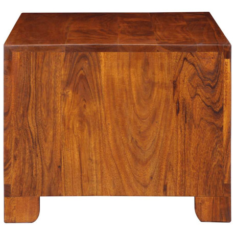 vidaXL Salontafel 90x50x40 cm massief acaciahout afbeelding3 - 1