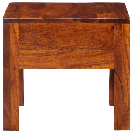 vidaXL Nachtkastje 40x40x36 cm massief acaciahout afbeelding3 - 1