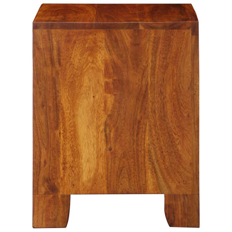 vidaXL Nachtkastje 40x35x45 cm massief acaciahout afbeelding3 - 1