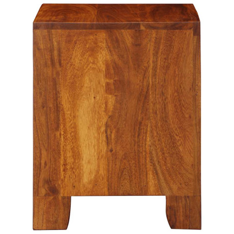 vidaXL Nachtkastje 2 st 40x35x45 cm massief acaciahout afbeelding3 - 1