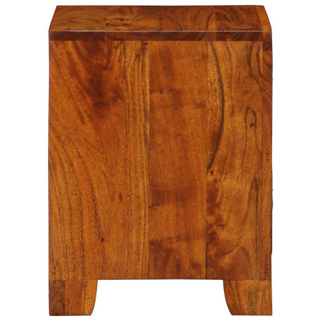 vidaXL Nachtkastje 35x35x45 cm massief acaciahout afbeelding3 - 1