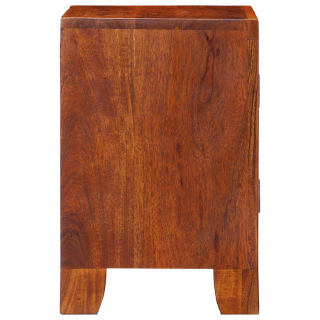 vidaXL Nachtkastje 40x30x45 cm massief acaciahout afbeelding3 - 1